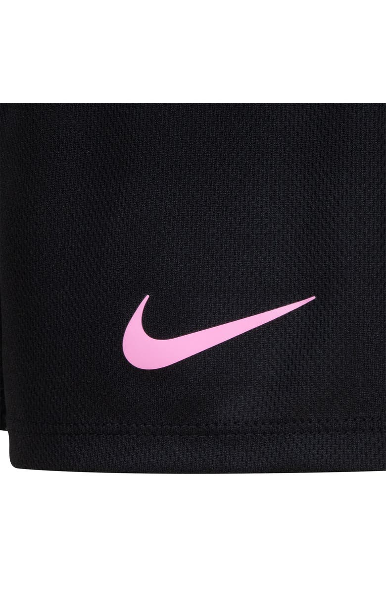 Nike Kids' Femme Pop Short Sleeve T-Shirt & Shorts Set, Alternate, color, Black