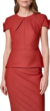 Donna Karan New York Structured Peplum Top