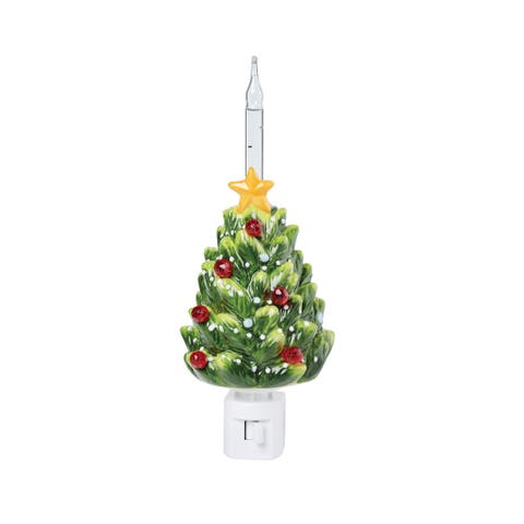 Christmas Tree Bubble Plug-In Night Light