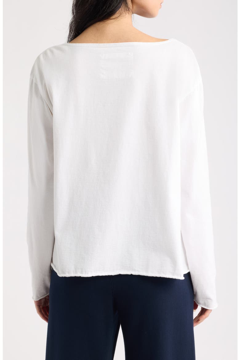Ella Boatneck Top, Alternate, color, WHITE