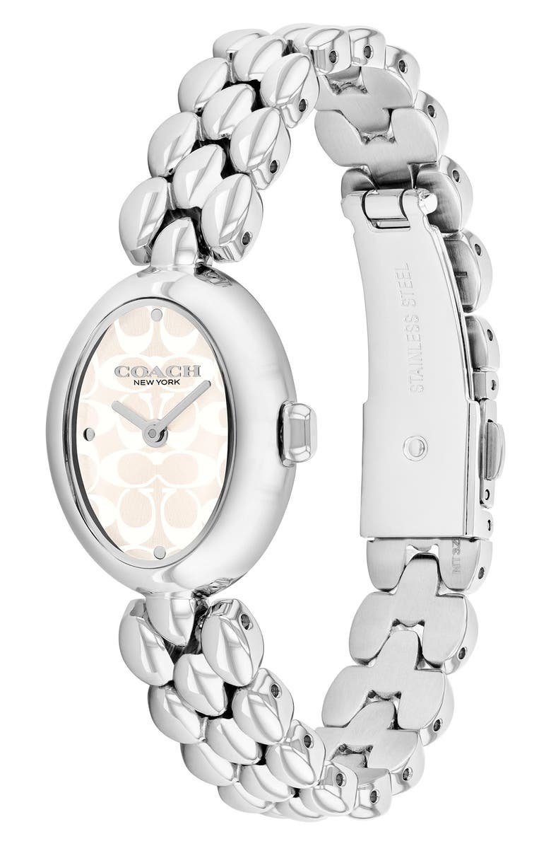 COACH Sammy Bracelet Watch, 22.5mm, Alternate, color, Silver White