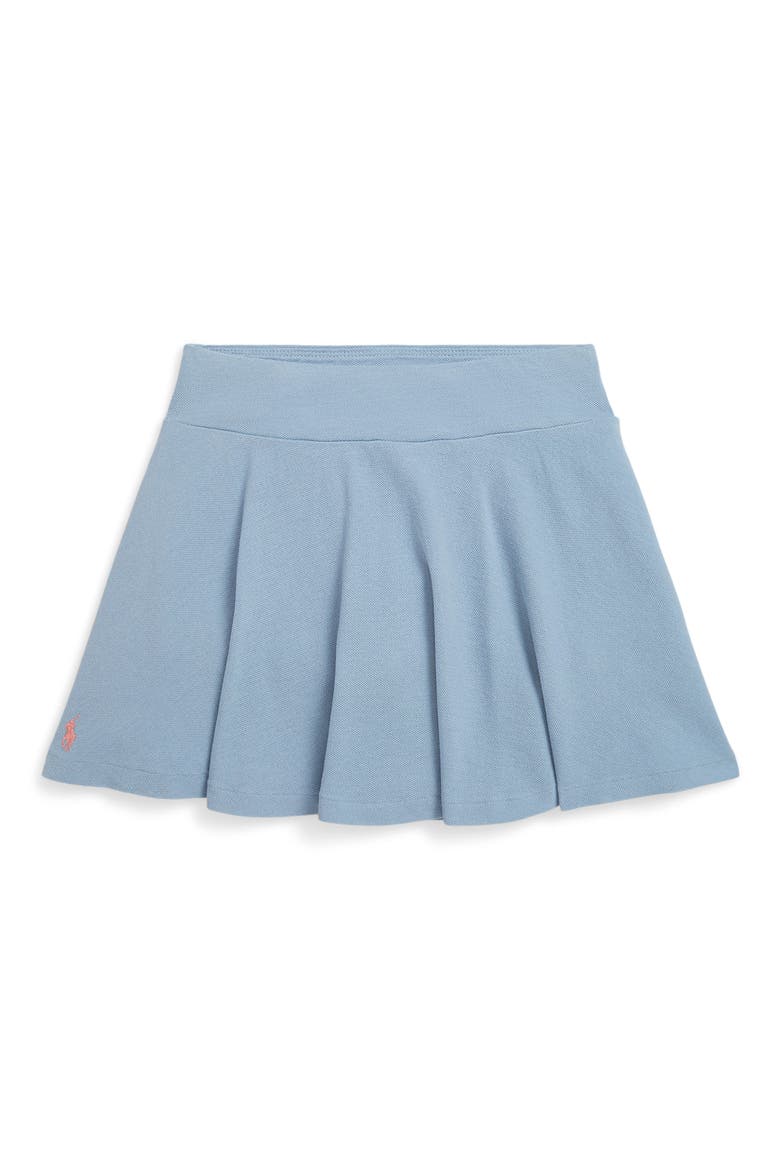 Kids' Stretch Tennis Skort, Main, color, VESSEL BLUE