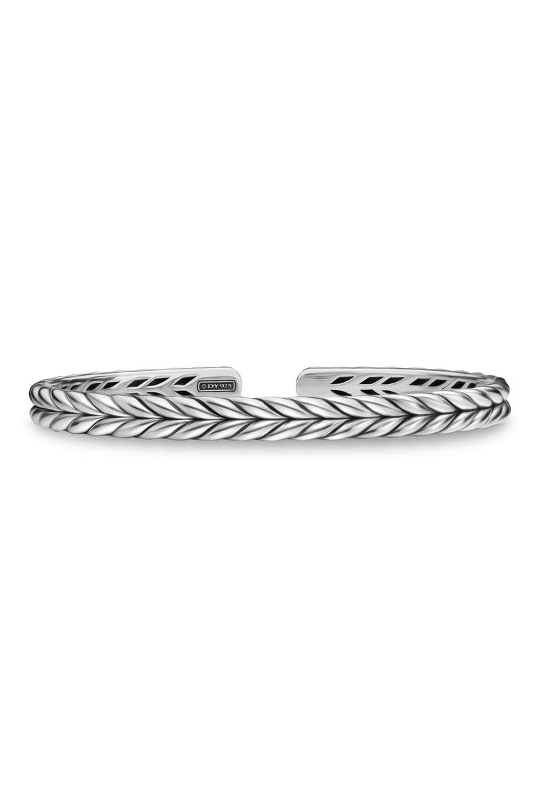 Chevron Flex Bracelet in Sterling Silver, Main, color, SILVER