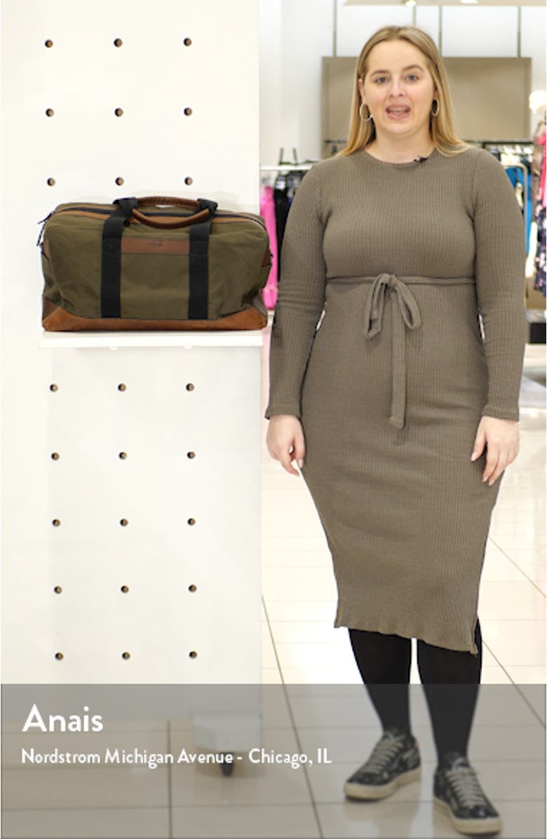 Mack Waxed Canvas Duffle Bag, sales video thumbnail