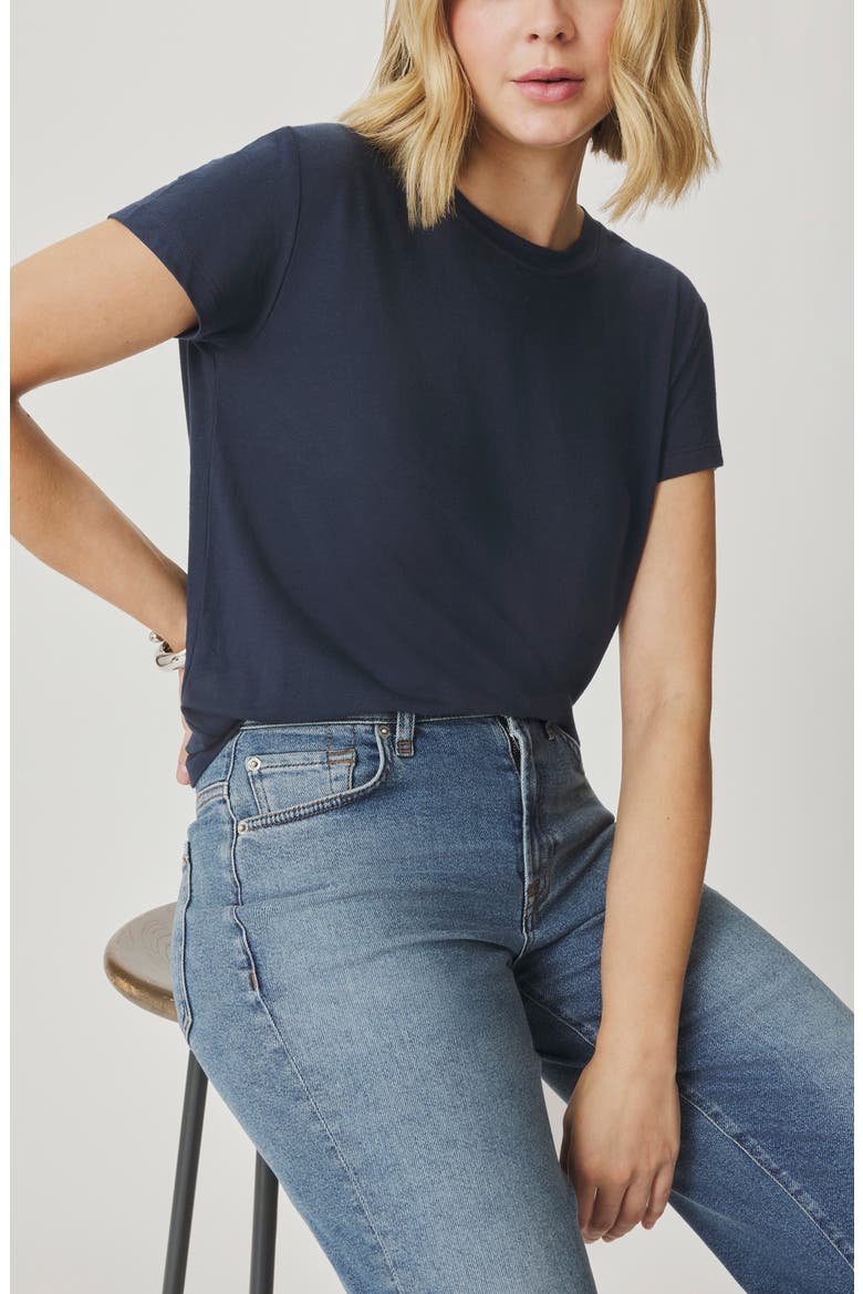 Regen Cotton T-Shirt, Alternate, color, NAVY BLUE