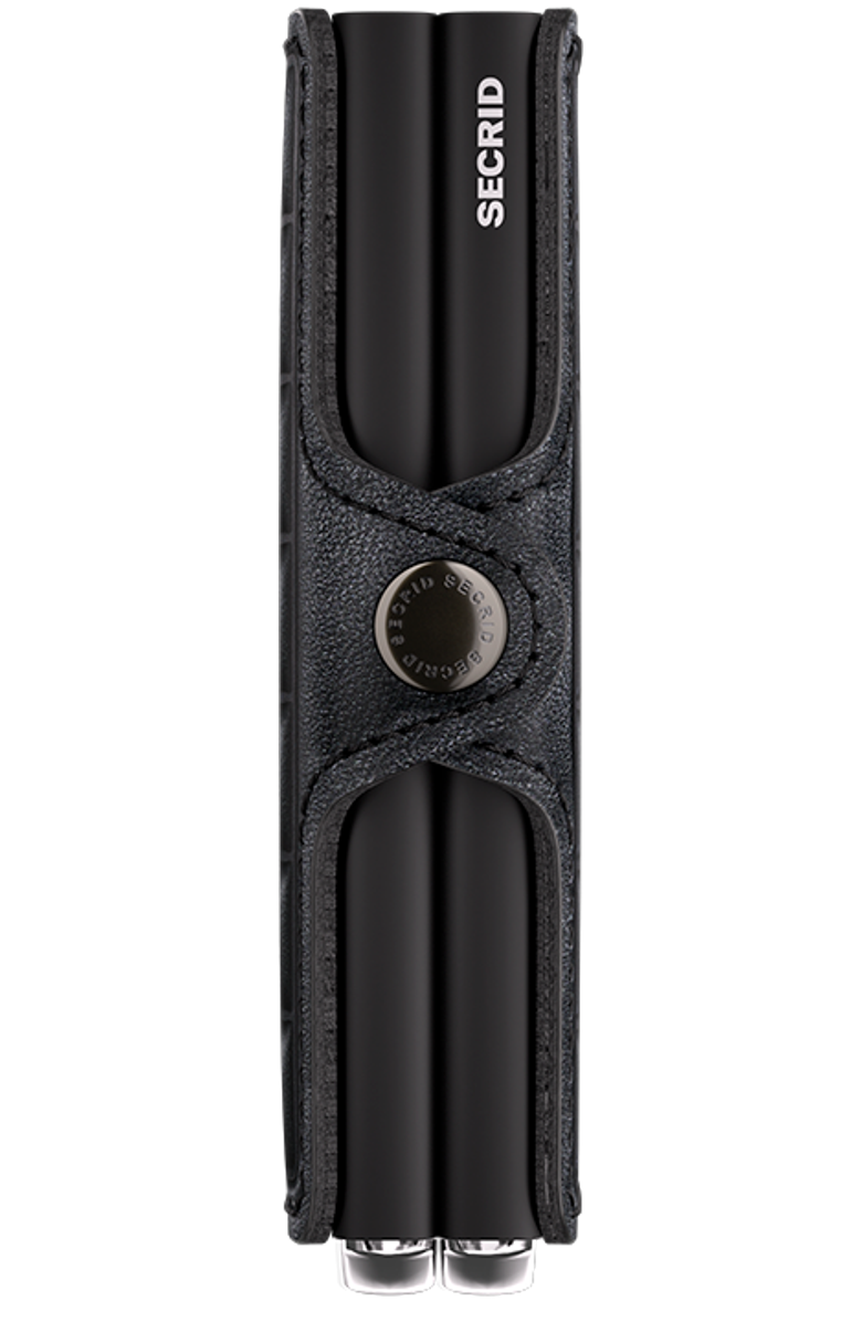 Secrid Premium Twinwallet+ Embossed Lines, Alternate, color, Black
