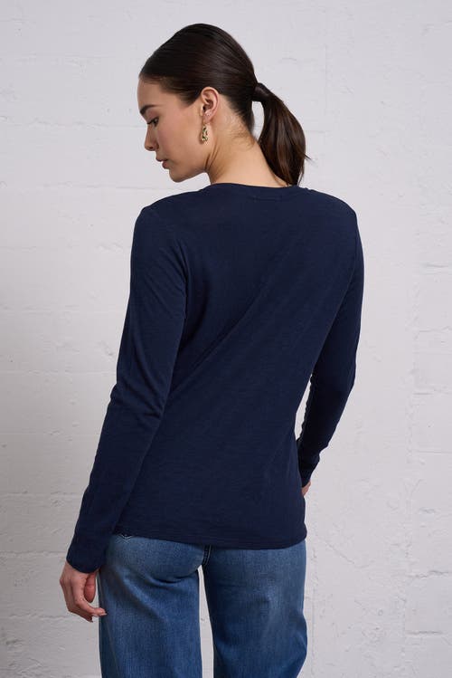 Franne Golde Slub Jersey Long Sleeve Tee