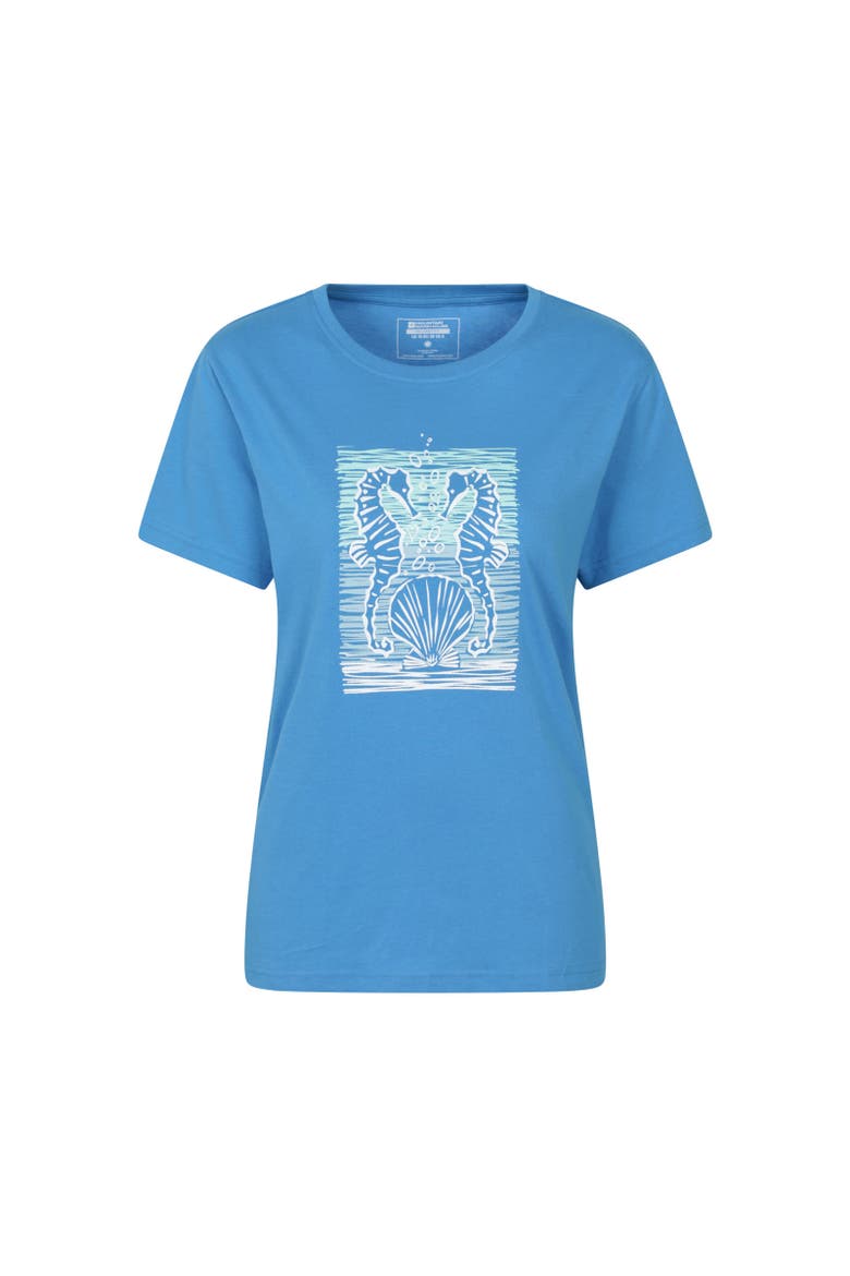 Seahorse Relaxed Fit T-Shirt, Main, color, Blue