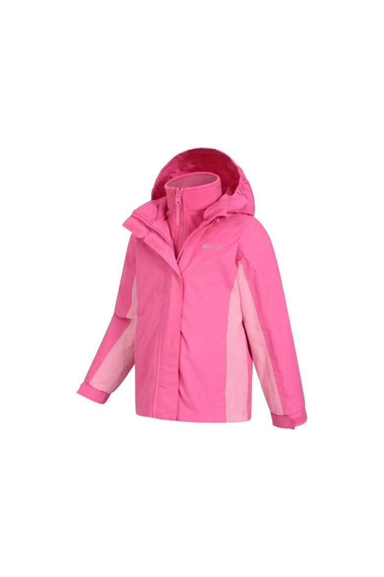 Childrens/Kids Lightning 3 in 1 Waterproof Jacket, Alternate, color, Light Pink