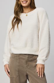 Splendid Fallon Fuzzy Crewneck Sweater