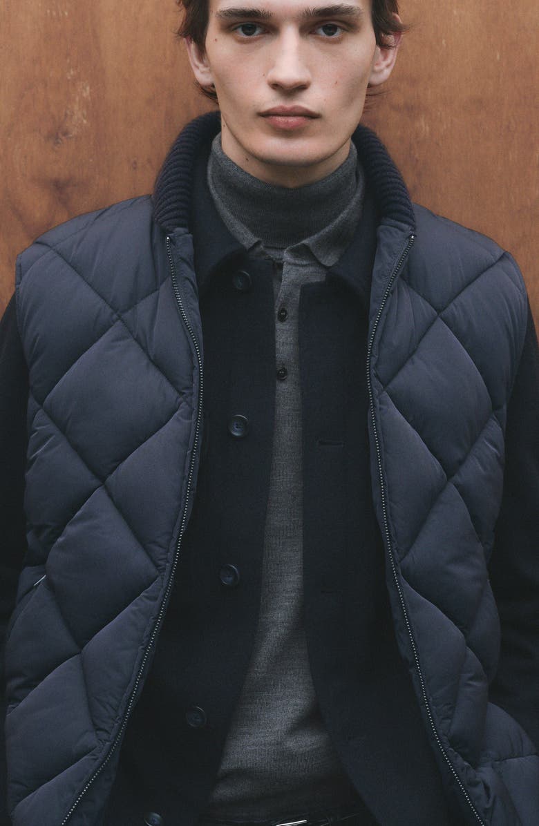 MANGO Water Repellent Quilted Vest, Alternate, color, 