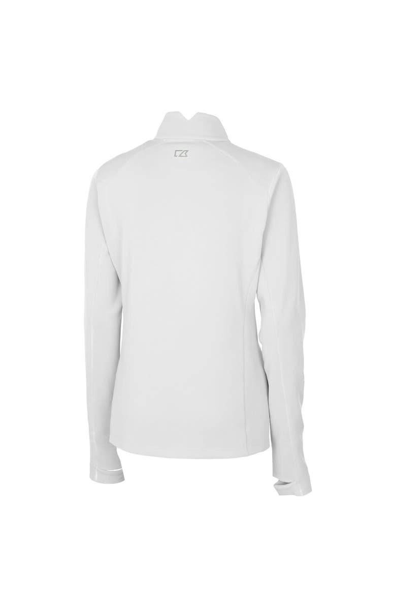 Cutter & Buck Women's Cutter & Buck White Los Angeles Angels City Connect Traverse Stretch Quarter-Zip Pullover Top, Alternate, color, 