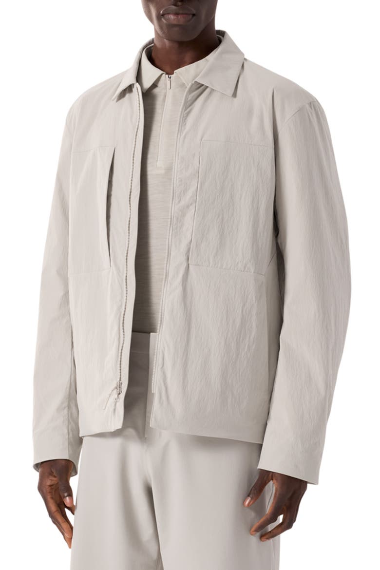 Mionn Water Resistant Insulated Overshirt, Main, color, DARK COCOON
