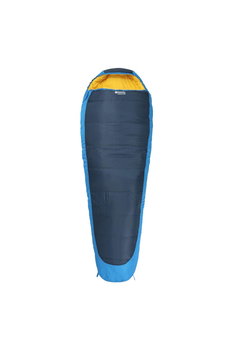 Right Zip Microlite 1400 Mummy Sleeping Bag, Main, color, Navy