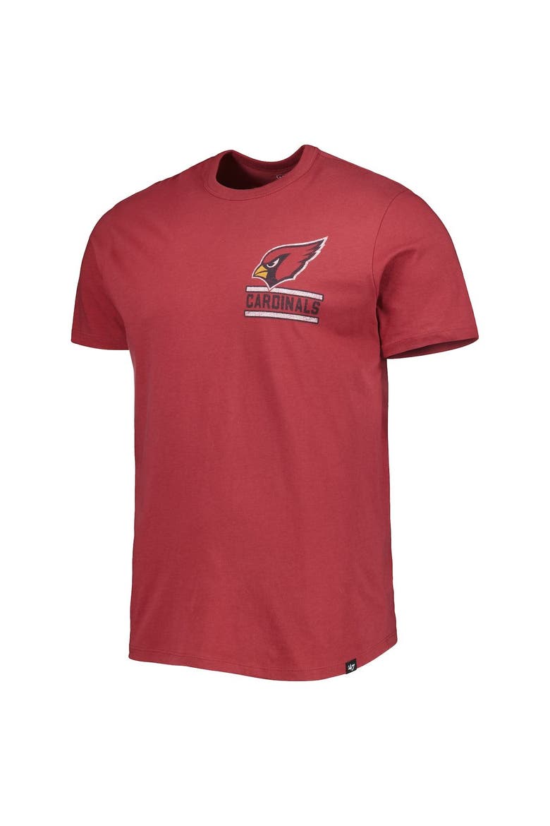 Men's '47 Cardinal Arizona Cardinals Open Field Franklin T-Shirt, Alternate, color, Cardinal