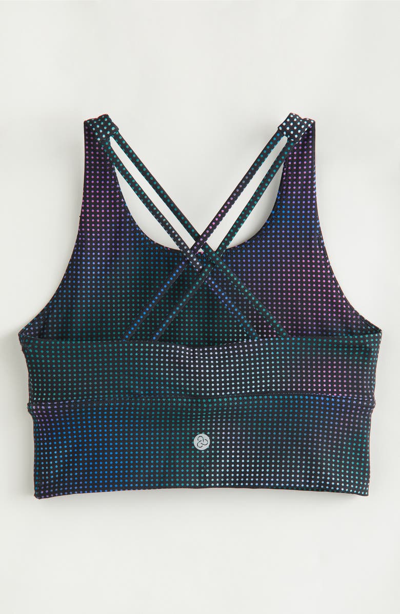 Zella Girl Kids' Strappy Back Sports Bra, Alternate, color, 