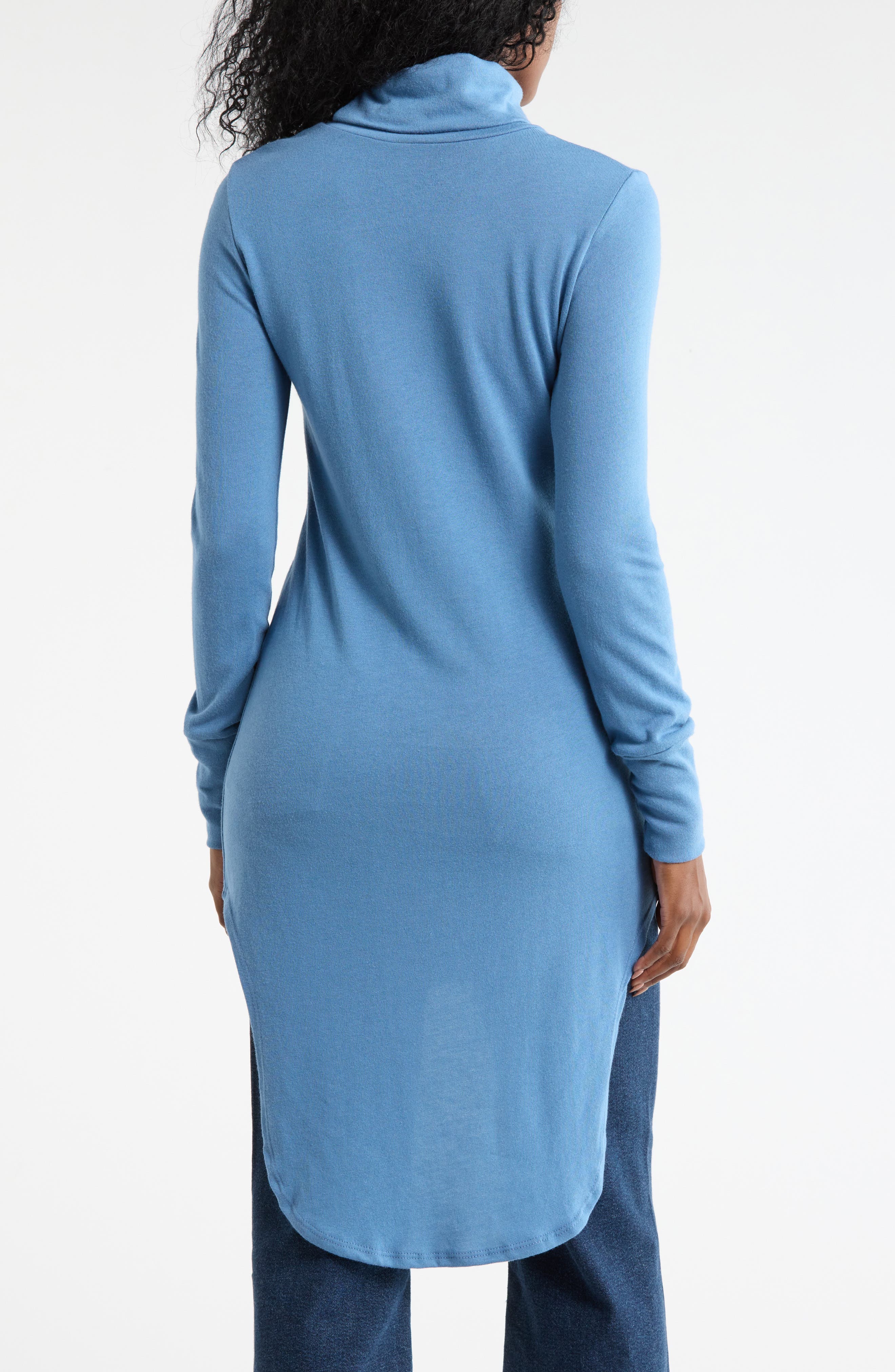Turtleneck High-Low Tunic Sweater - image 4