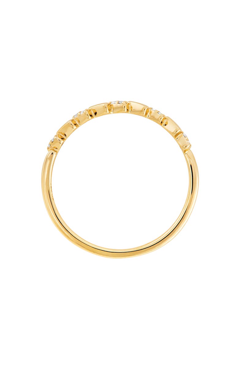 Frankie & Zoe Diamond Zigzag Band Ring, Alternate, color, Yellow Gold