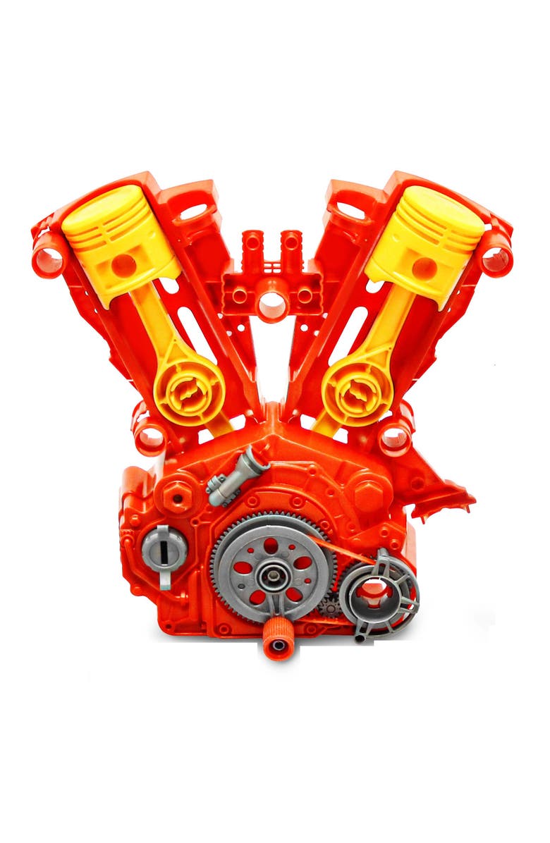 Lanard Tuff Tools 25 Piece Motorcycle Engine Building Set, Alternate, color, Multicolored