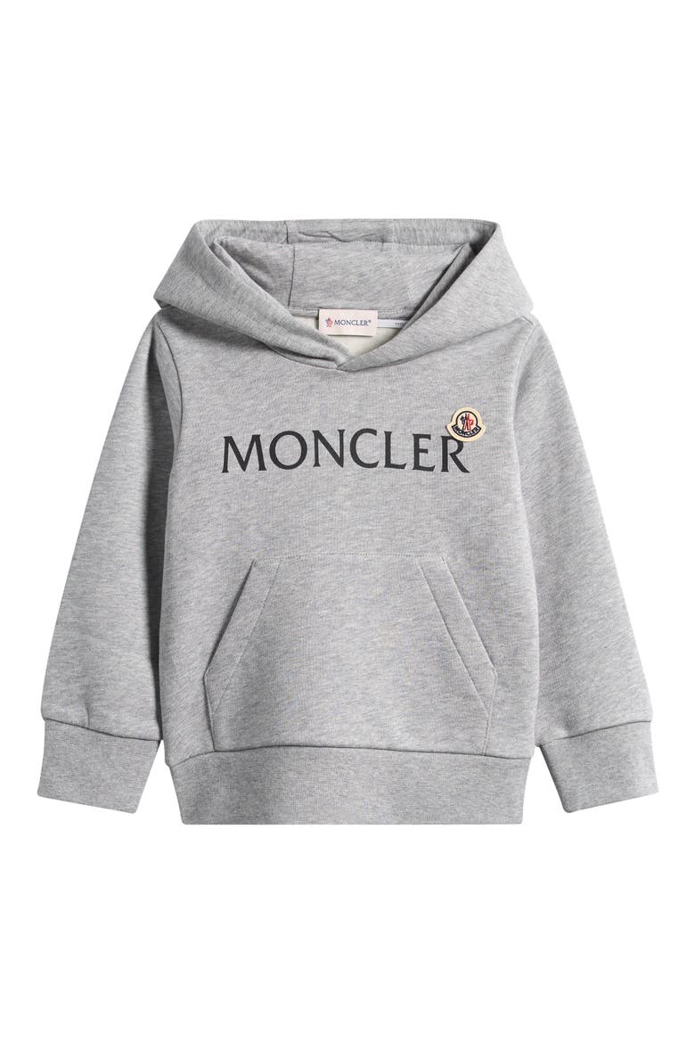 Kids' Logo Graphic Hoodie, Main, color, GREY