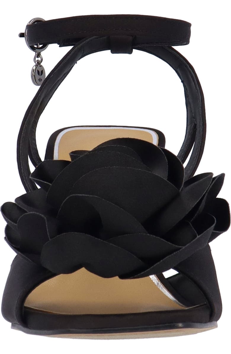 J. Reneé Pomeline Ankle Strap Sandal, Alternate, color, Black