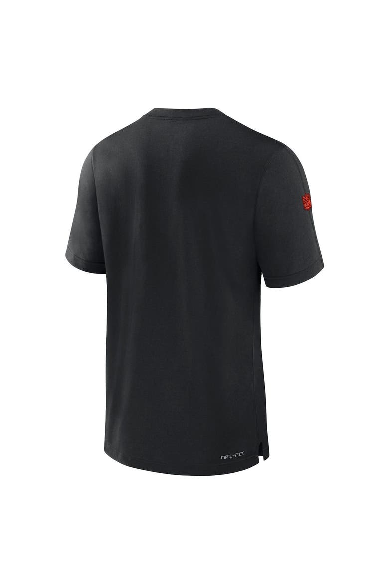 Men's Nike Black Cleveland Browns 2023 Sideline Performance T-Shirt, Alternate, color, Black