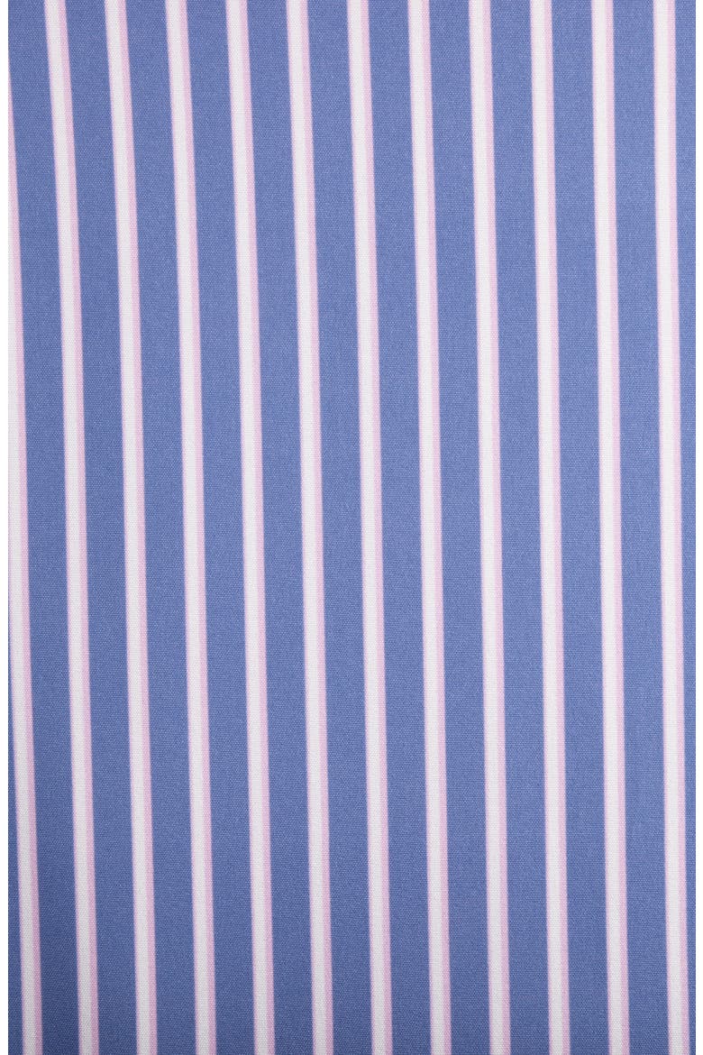 Striped Trim Fit Dress Shirt, Alternate, color, BLUE/ PINK/ WHT