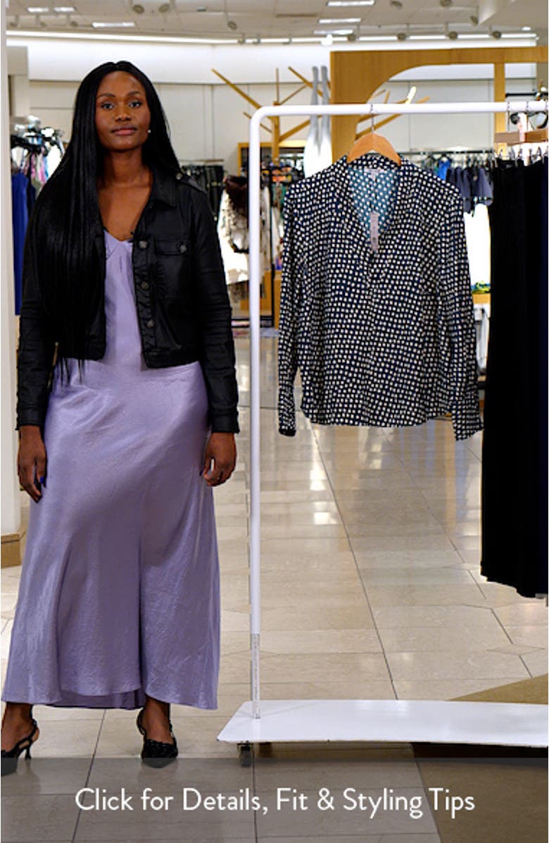 Shadow Dot Long Sleeve Top, sales video thumbnail