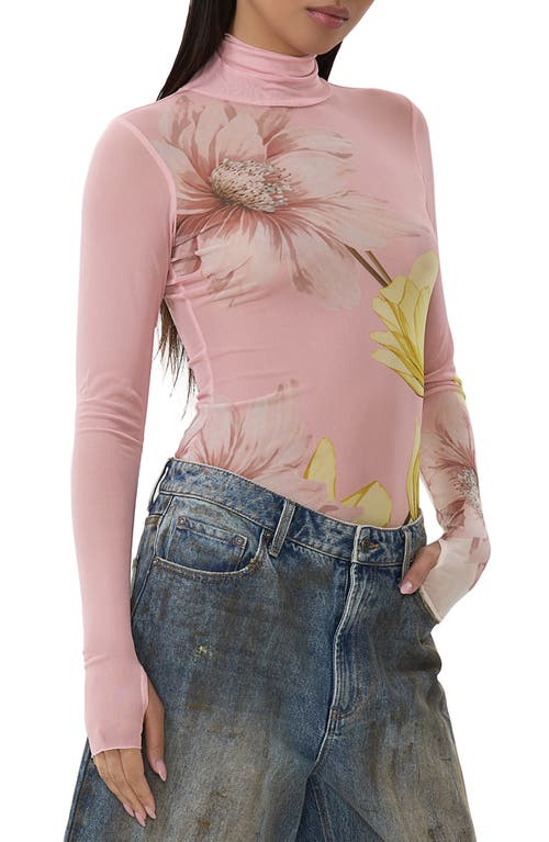 AFRM AFRM ZADIE PRINT TURTLENECK TOP 
