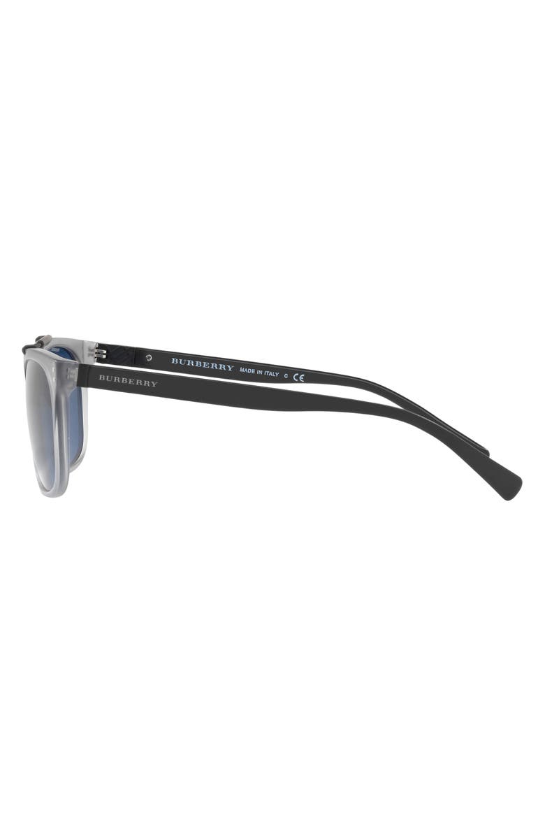 Burberry 56mm Square Tailoring Sunglasses, Alternate, color,