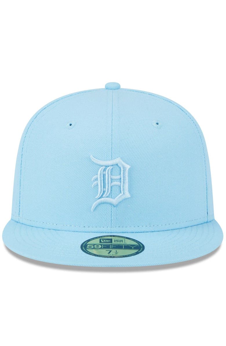 New Era Men's New Era Light Blue Detroit Tigers 2023 Spring Color Basic 59FIFTY Fitted Hat, Alternate, color, 