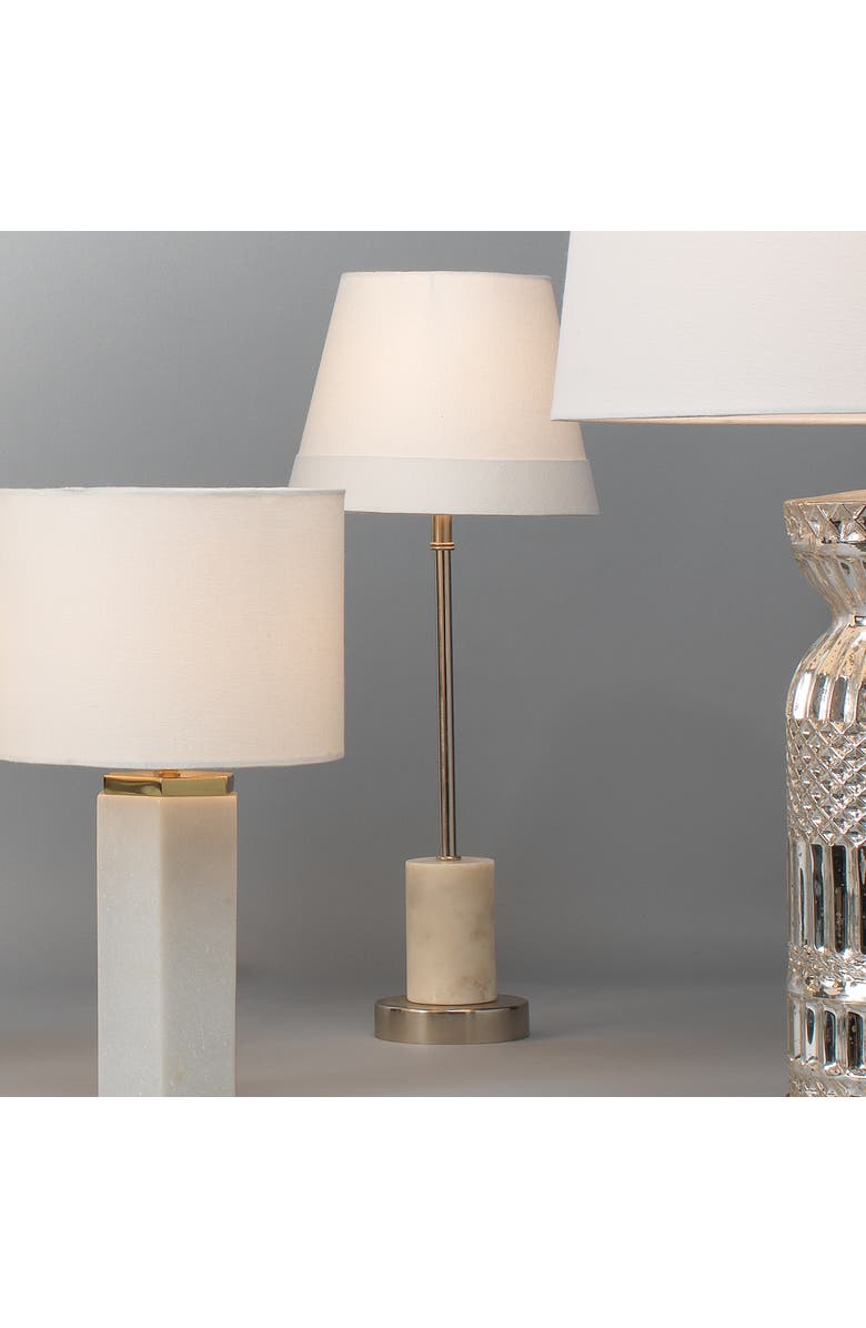 JAMIE YOUNG Darcey Marble Table Lamp, Alternate, color, White