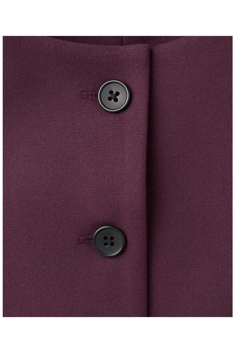 Button Front Suit Vest, Alternate, color, MAROON