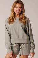 LEISURE LAB Womens Cotton Lounge Crew