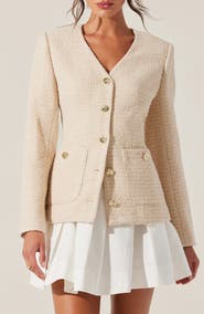ASTR the Label Lysanor Tweed Jacket