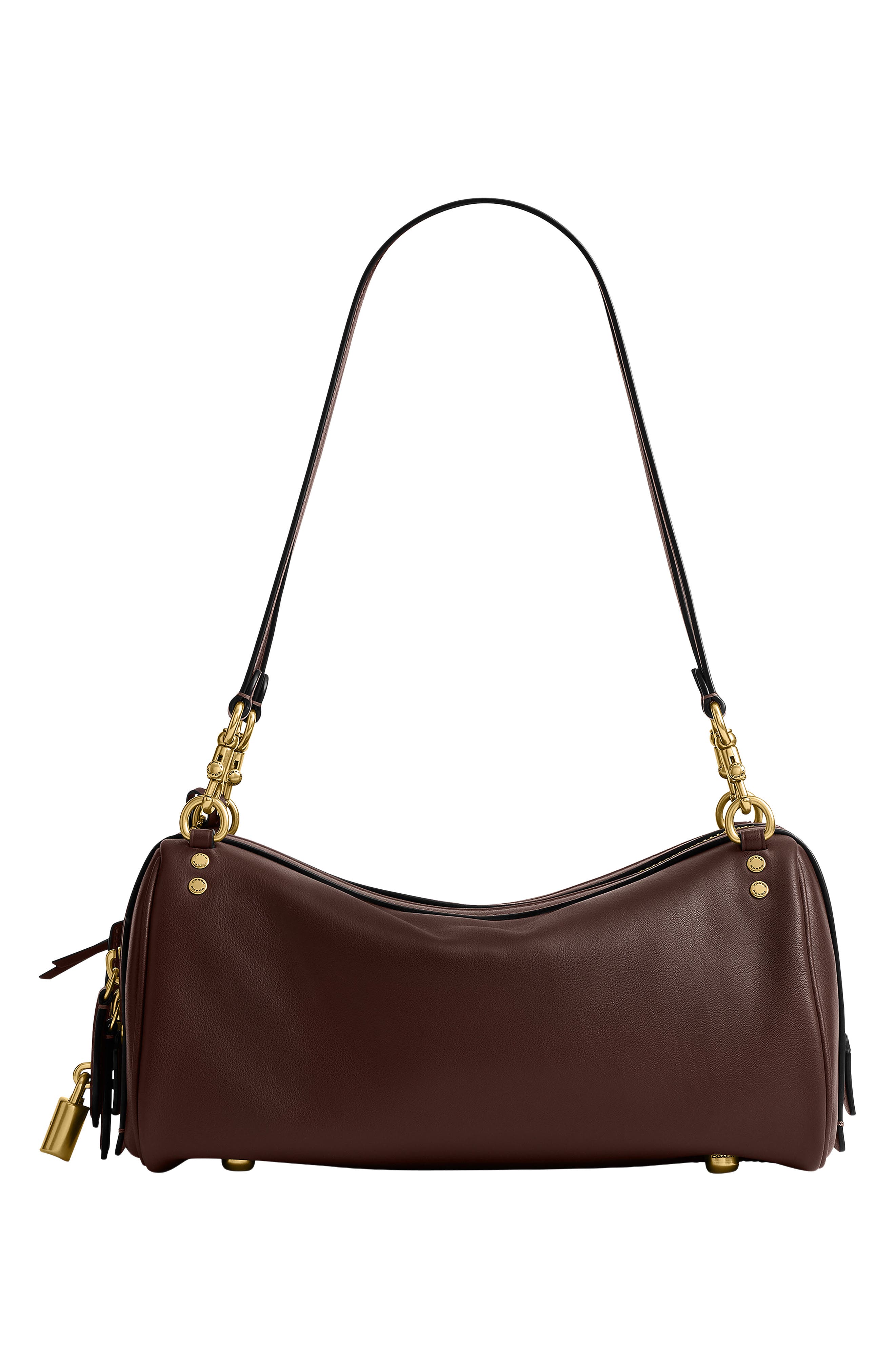 Rogue Leather Shoulder Bag, Alternate, color, B4/ MAPLE