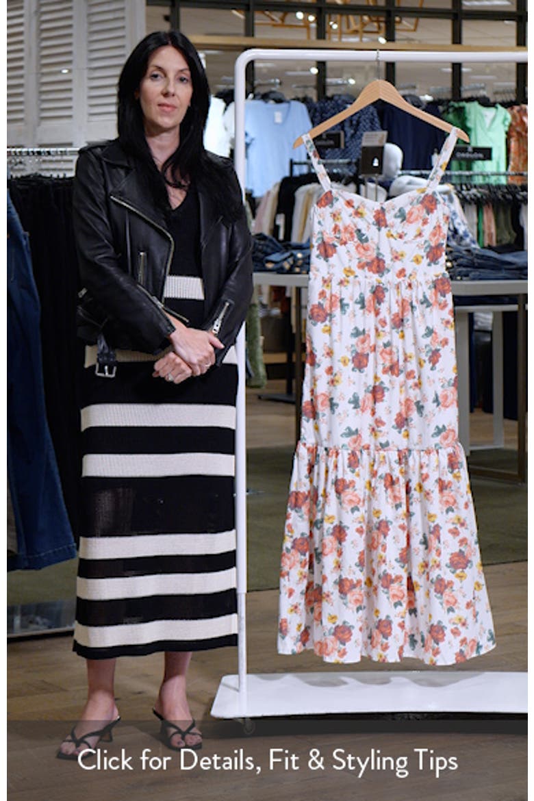 Donatella Floral Fit & Flare Maxi Dress video