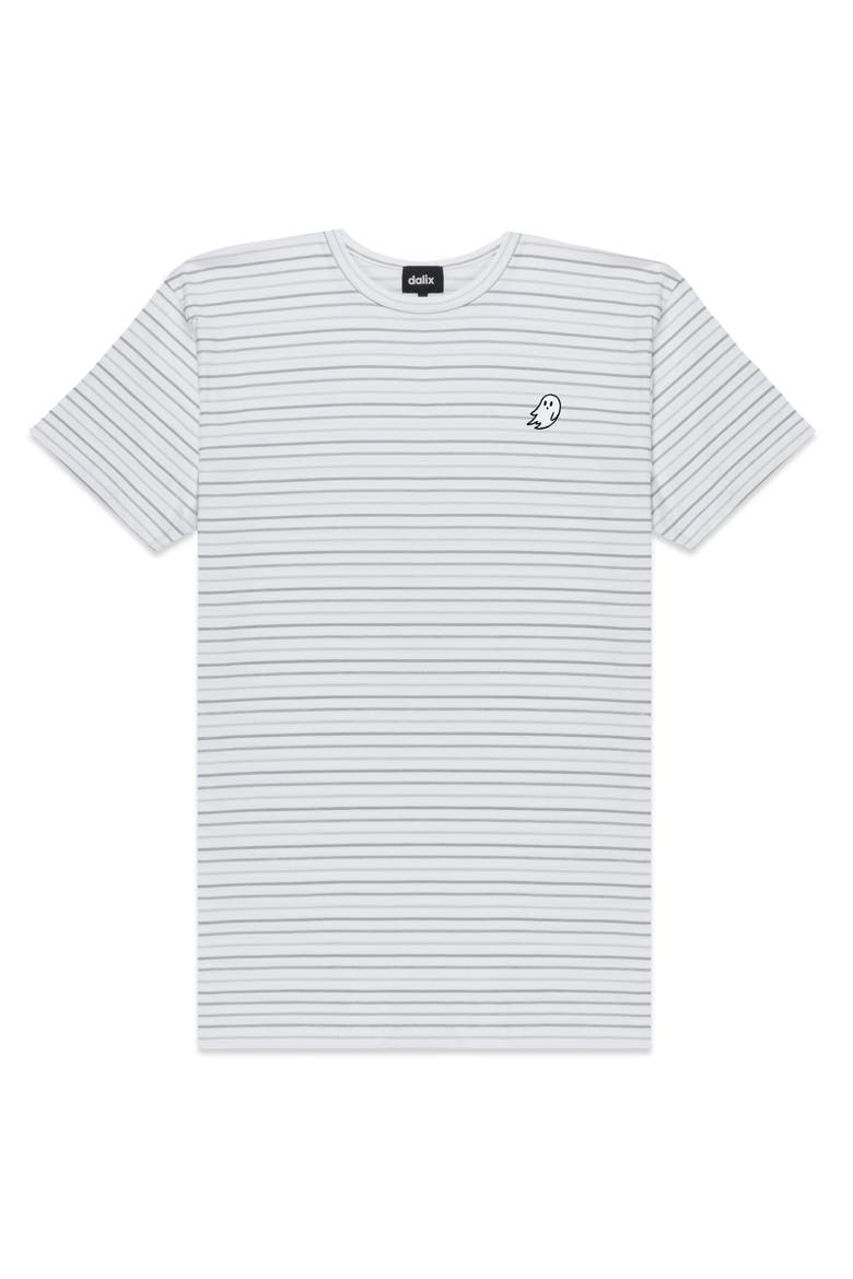 Mens Ghost Striped Jersey Tee, Main, color, Shadow Stripe