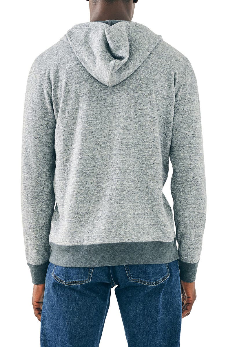 Faherty Double Knit Zip Hoodie, Alternate, color, 