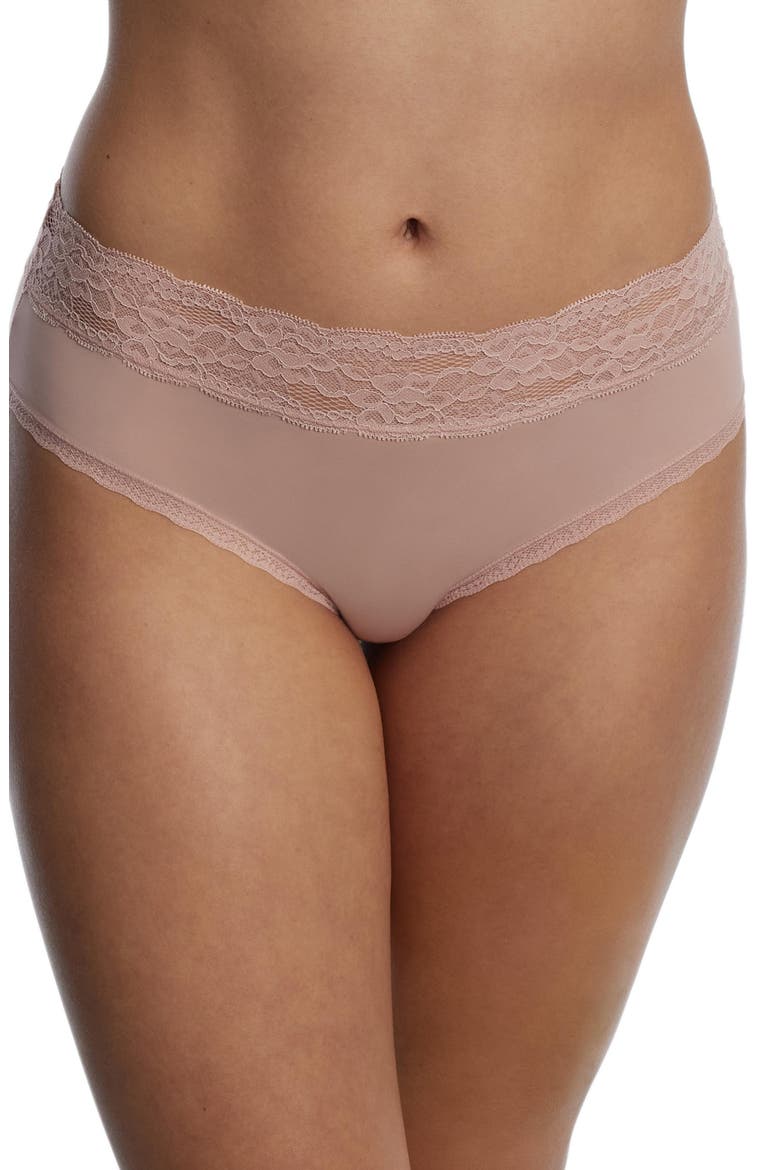Goddess Lace Trim Hipster 2-Pack, Alternate, color, Black/Romance
