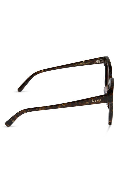 Diff Gia 62mm Oversize Square Sunglasses In Brown