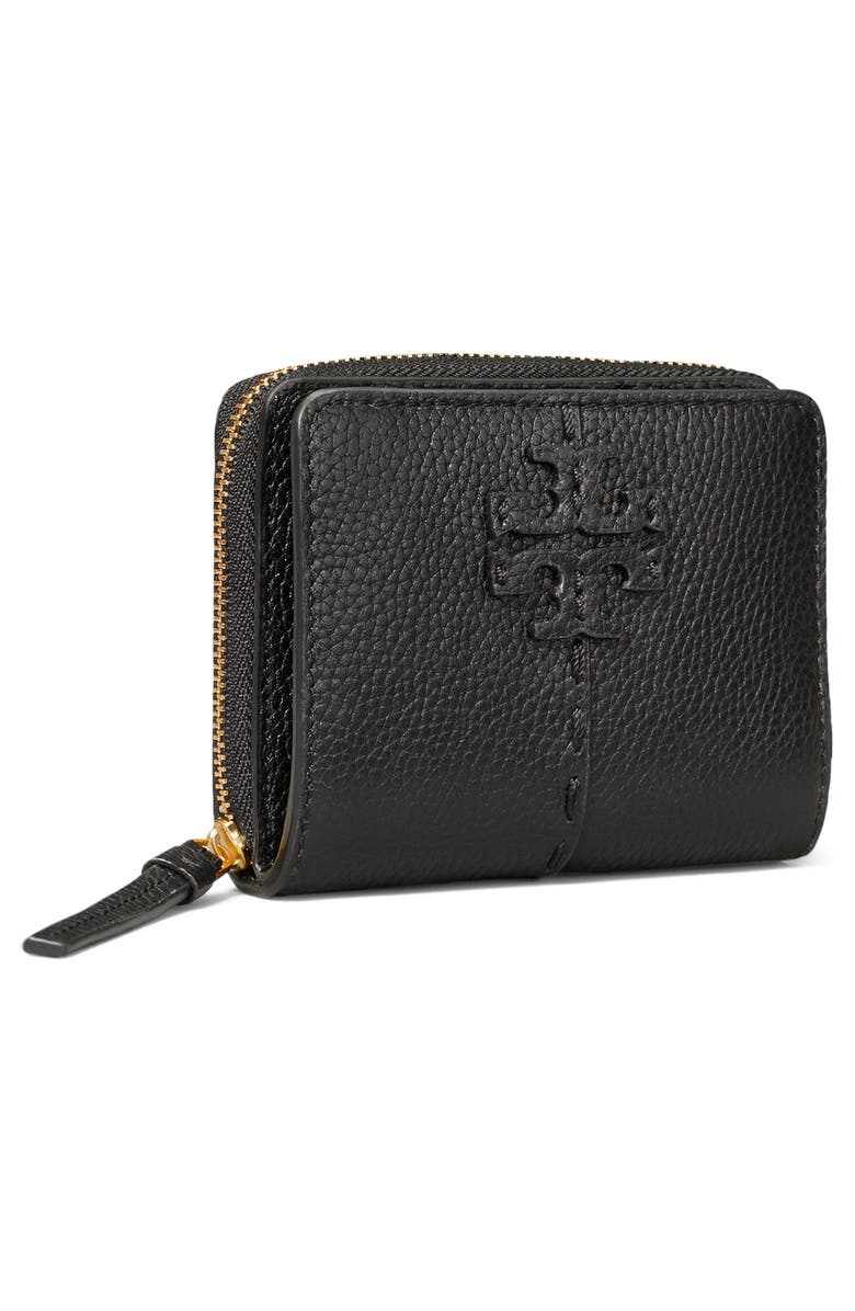 Tory Burch McGraw Bifold Leather Wallet, Alternate, color,