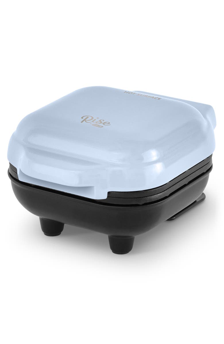 Dash Snowflake Mini Waffle Maker, Alternate, color, Light Blue