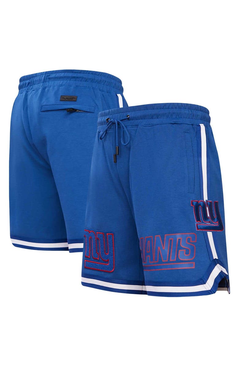 PRO STANDARD Men's Pro Standard Royal New York Giants Classic Chenille Shorts, Alternate, color, Royal