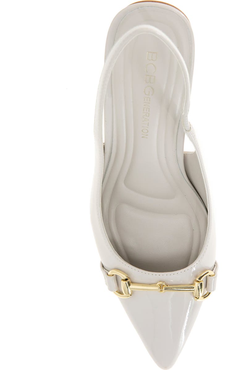 BCBGeneration Glastin Slingback Pump, Alternate, color, Rainy Day Patent