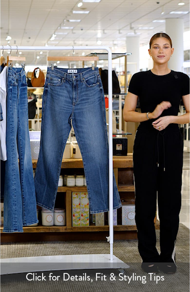 Soho High Waist Ankle Flare Jeans, sales video thumbnail