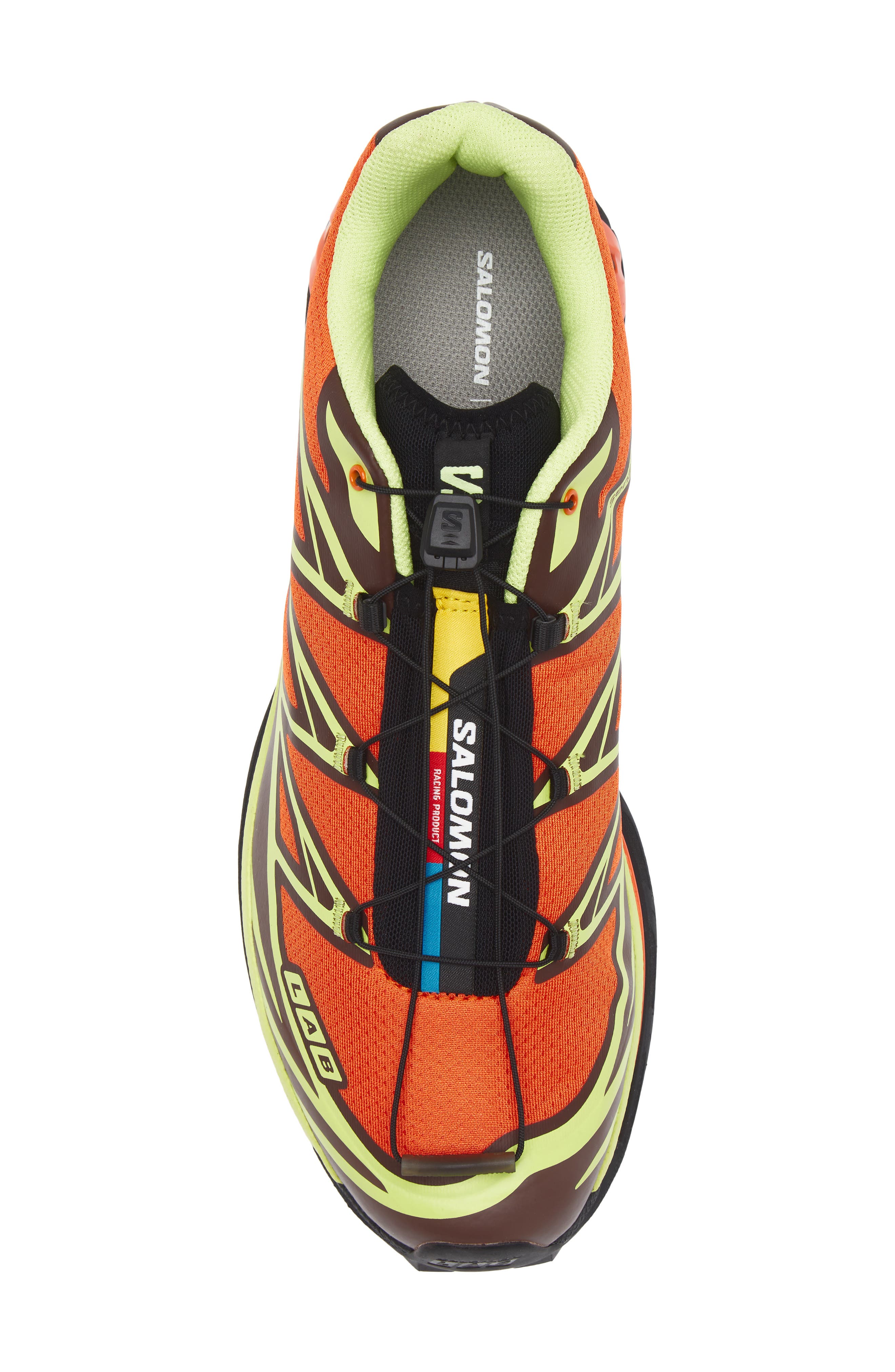 Gender Inclusive XT-6 Sneaker, Alternate, color, RED ORANGE/ SHARP GREEN/ BLACK