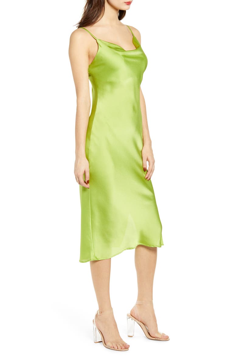 Midi Slipdress, Alternate, color, LIME