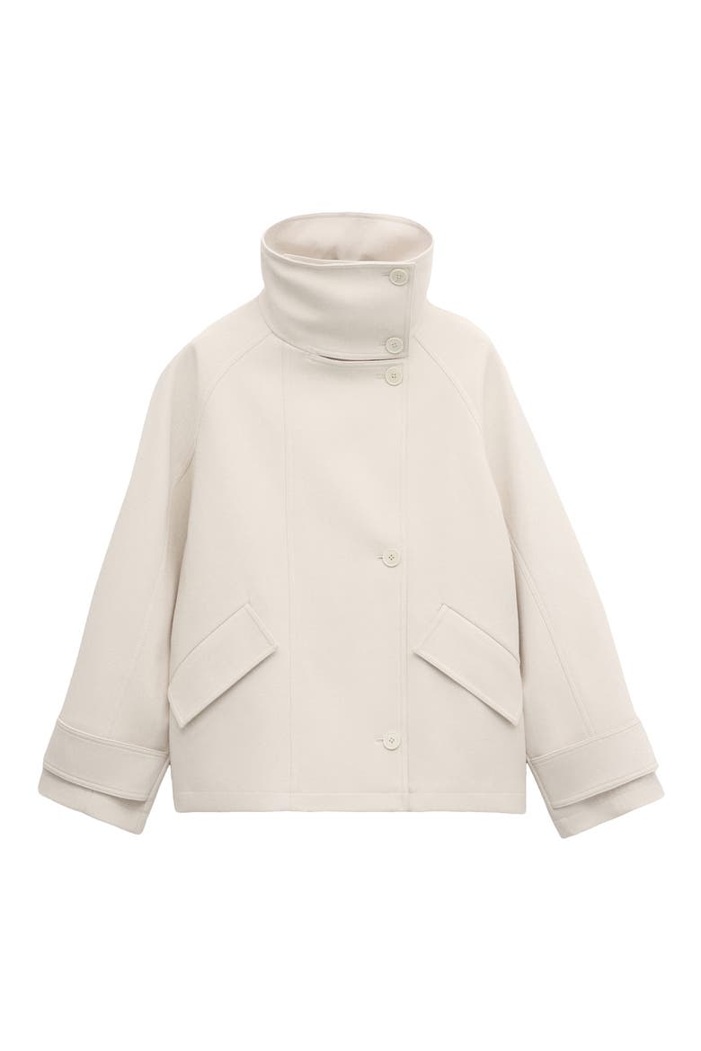 Funnel Neck Parka, Main, color, VANILLA