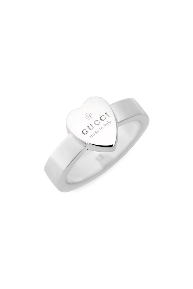 Trademark Heart Ring, Main, color, STERLING SILVER